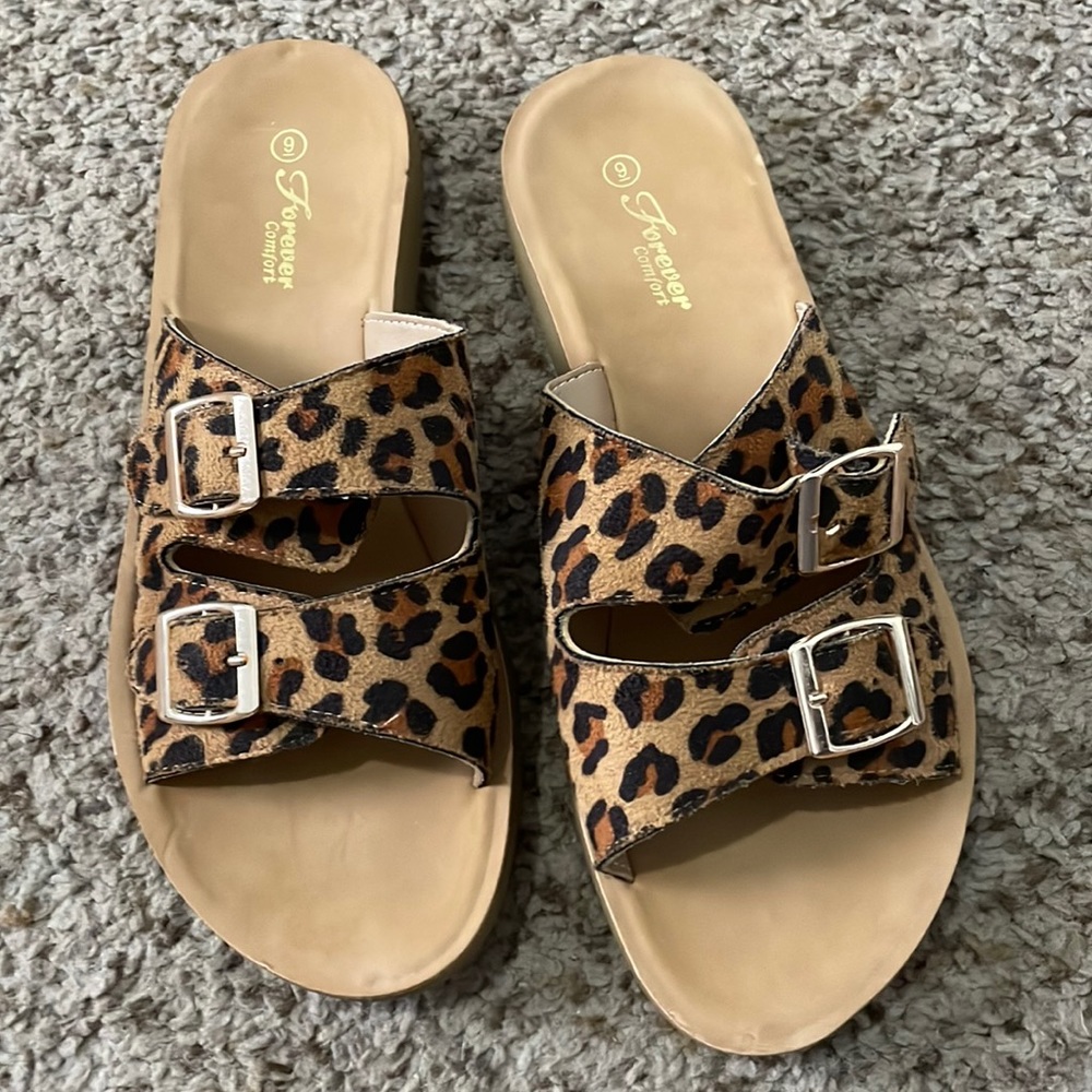 Leopard print shoes